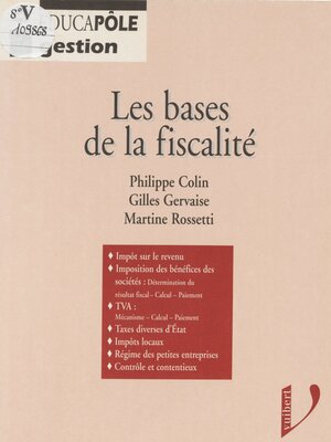 cover image of Les bases de la fiscalité